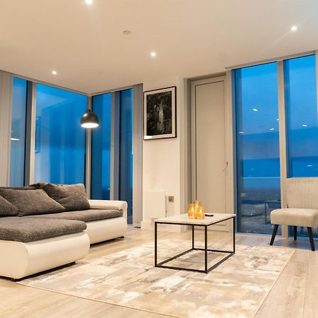 Luxury 2 Bed Penthouse With Stunning Views In Manchester City Centre Zewnętrze zdjęcie