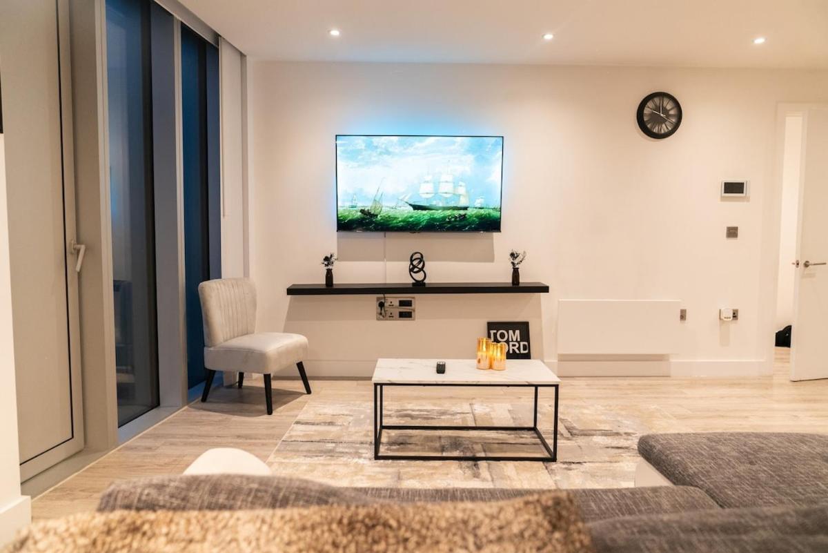 Luxury 2 Bed Penthouse With Stunning Views In Manchester City Centre Zewnętrze zdjęcie